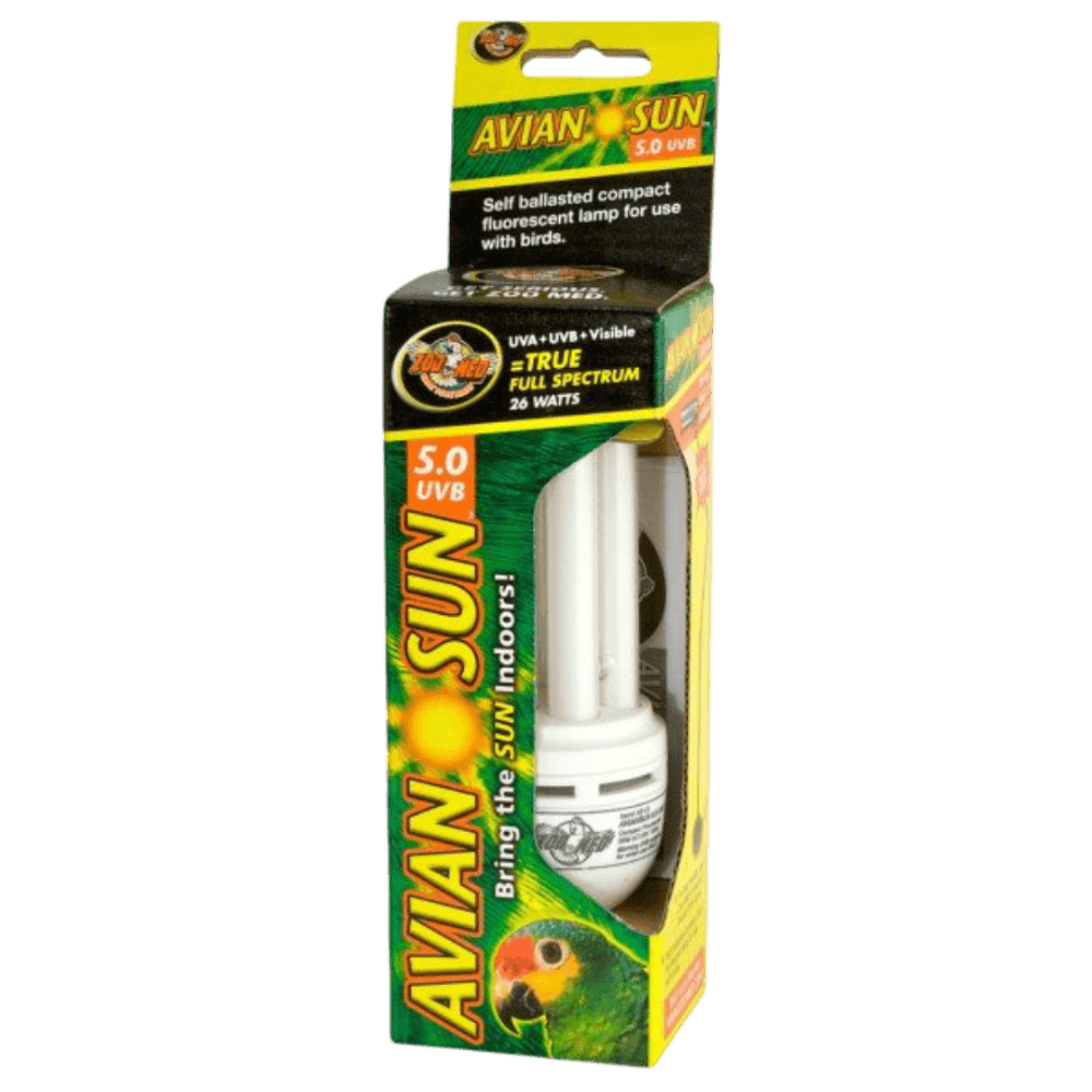 Zoo Med Avian Sun 5 Uvb Compact Fluorescent Bulb For Birds