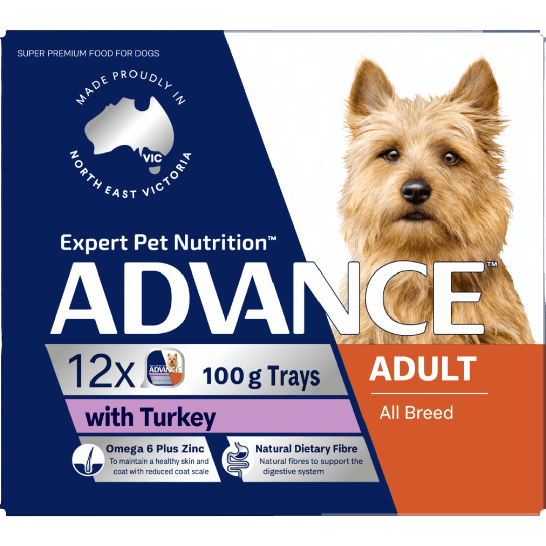 Adult Turkey Wet Dog Food Trays