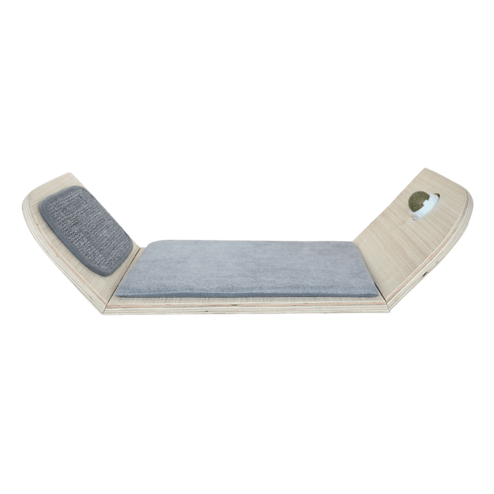 Skywalk Scratcher Lounge Bed With Catnip Ball