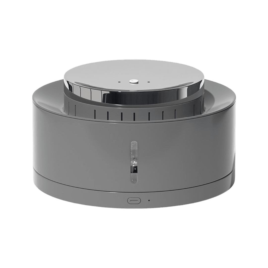 8l Triple Filter Pet Water Fountain In Grey
