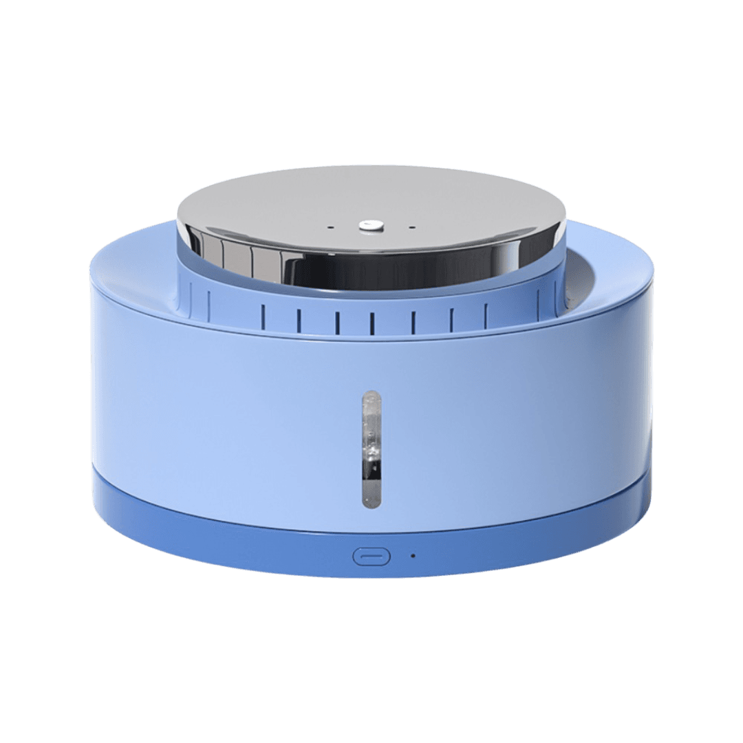 8l Triple Filter Pet Water Fountain In Blue