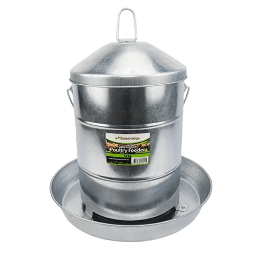 Galvanised Poultry Feeder
