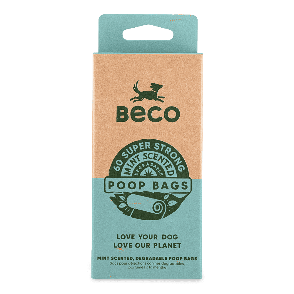 Degradable Super Strong Mint Scented Poo Bags 100% Recycled Plastic