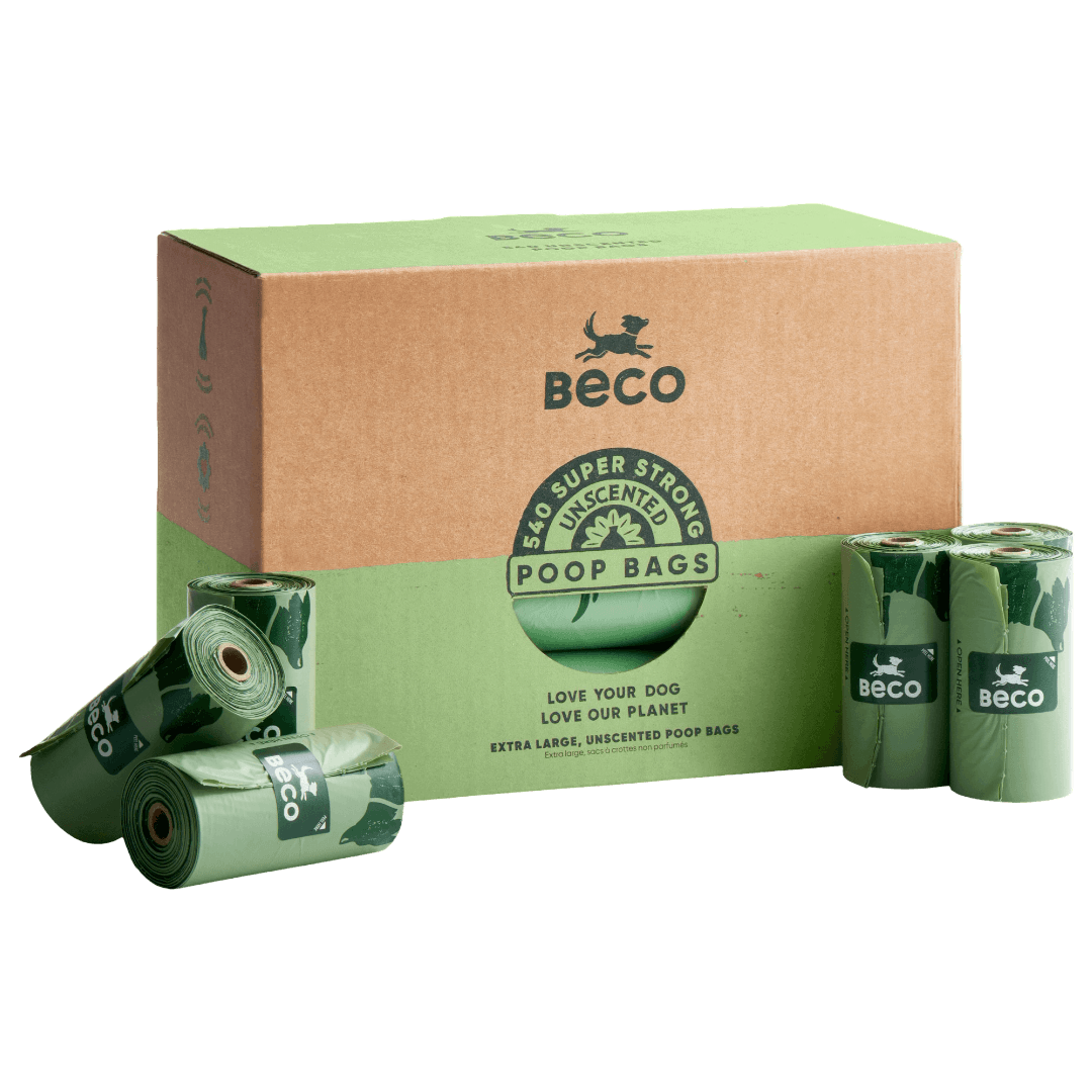 Super Strong Unscented Poop Bags Jumbo Pack 100% Recycled Plastic