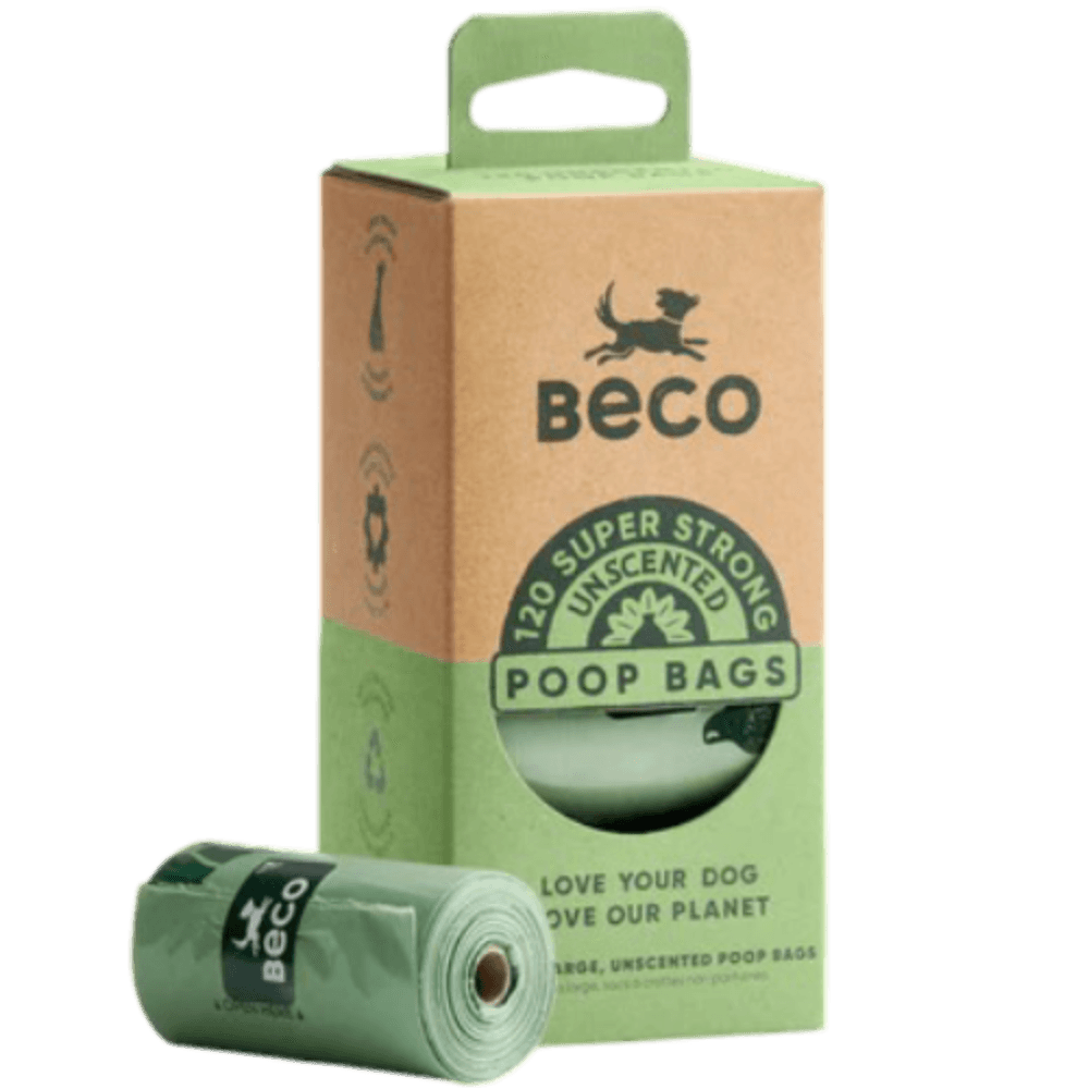 Super Strong Unscented Poop Bag Rolls 100% Recycled Plastic