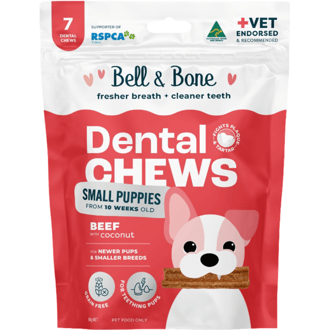 Beef Puppy Dental Chews Small