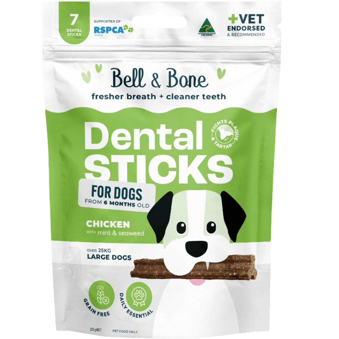 Chicken Mint And Seaweed Dental Dog Treats Large