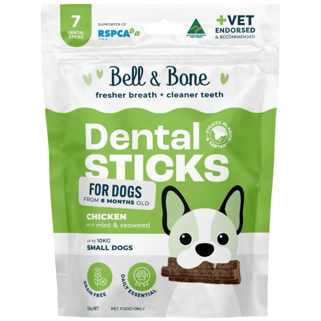 Chicken Mint And Seaweed Dental Dog Treats Small