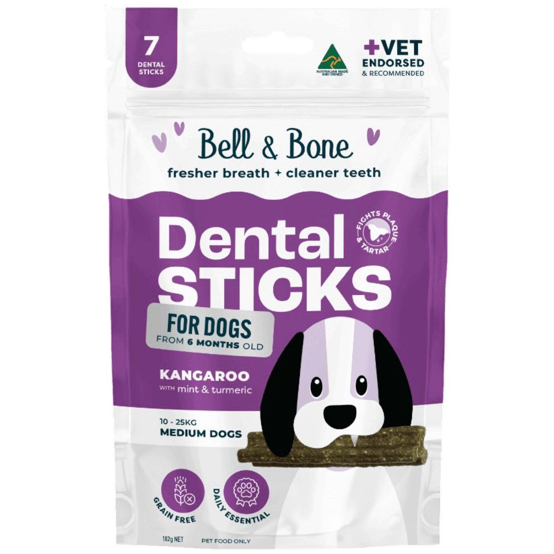 Kangaroo Mint Turmeric Dental Dog Treats Medium