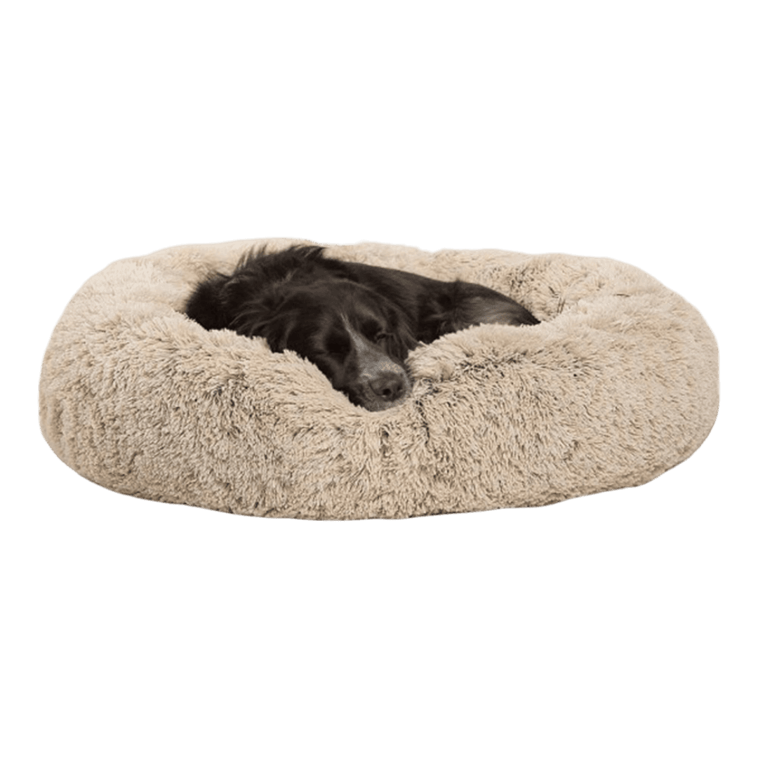 Donut Shag Bed Taupe