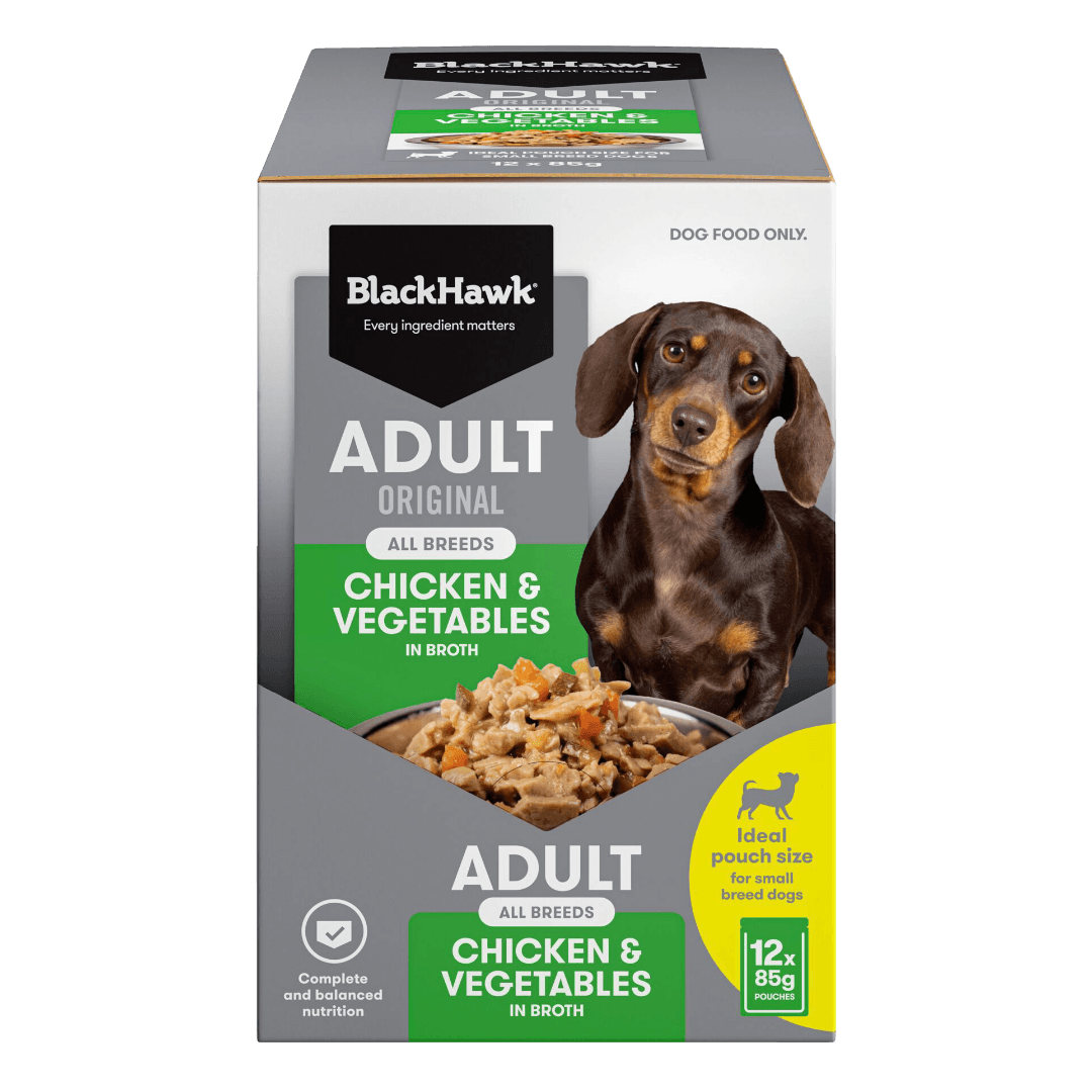 Original Adult Chicken And Vegetables Wet Dog Food Pouches