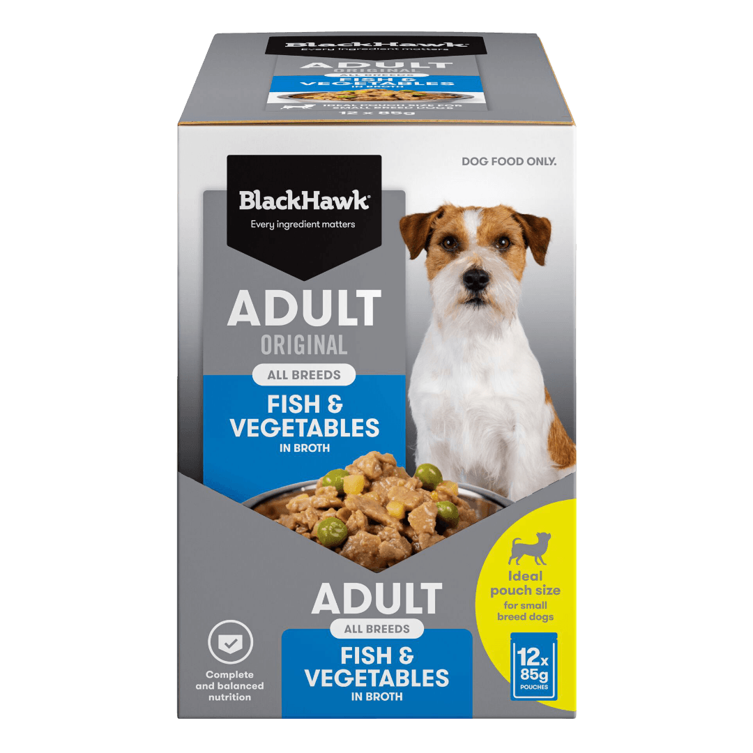 Original Adult Fish And Vegetables Wet Dog Food Pouches
