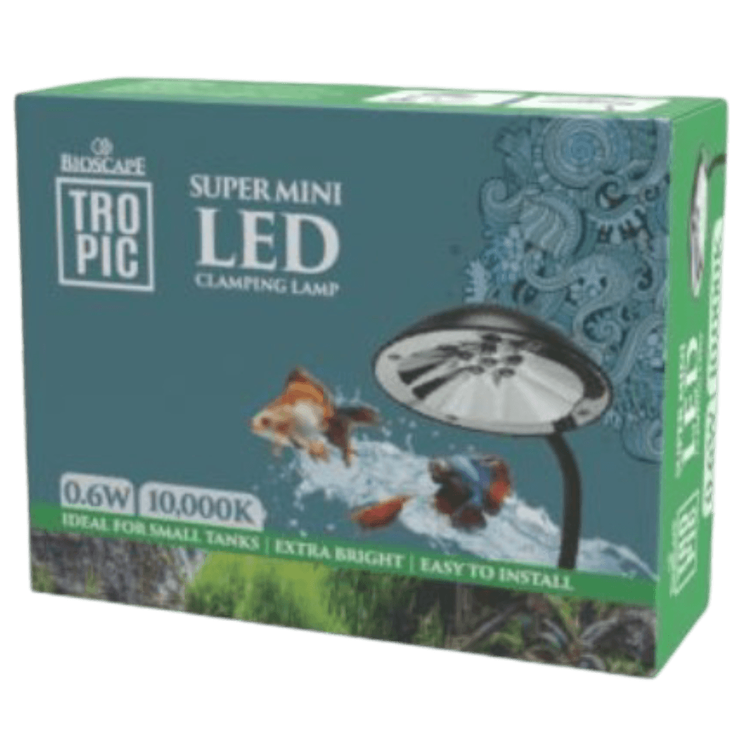 Super Mini LED Clamp Lamp Black