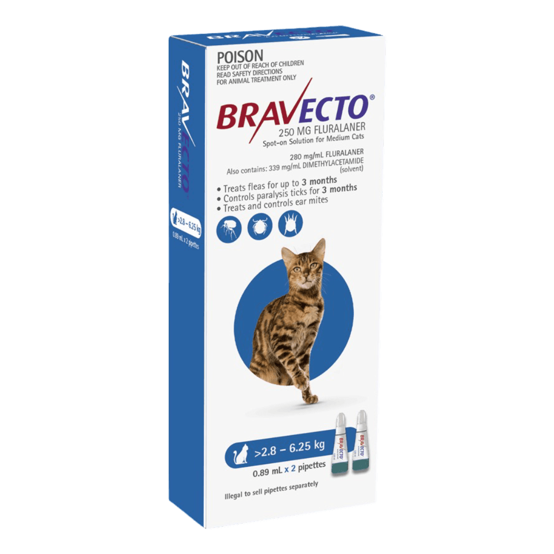 Flea & Tick Spot On For Cats Blue