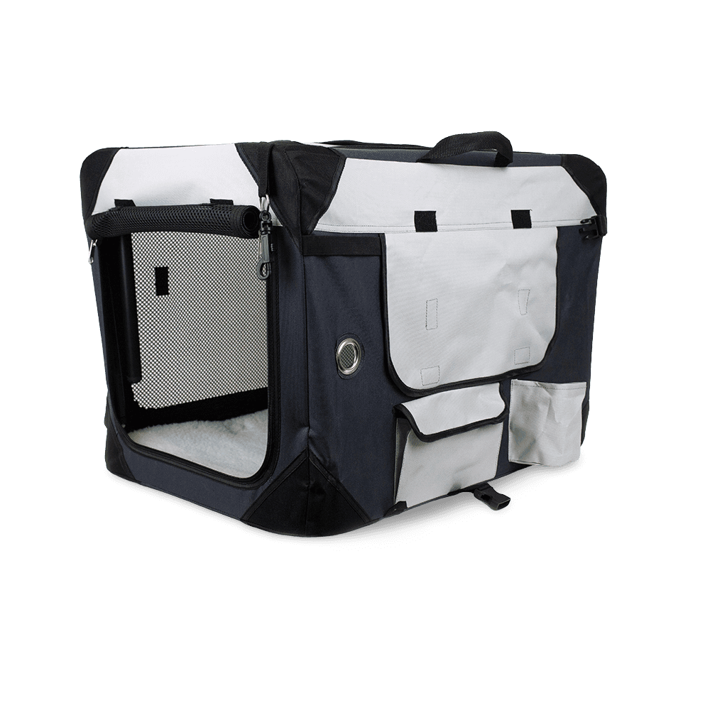 Dog Blue Canvas Crate