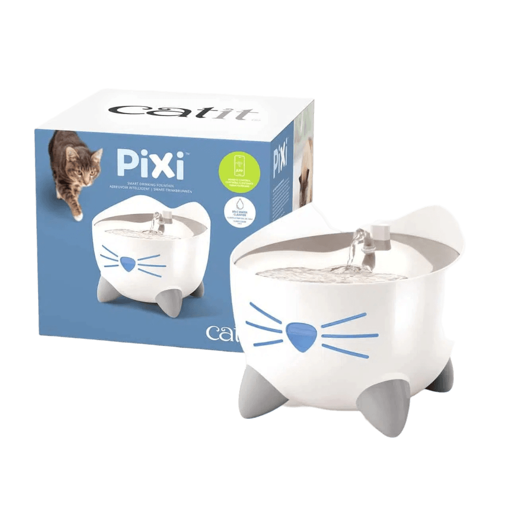 Pixi Smart Water Fountain with Stainless Steel Top