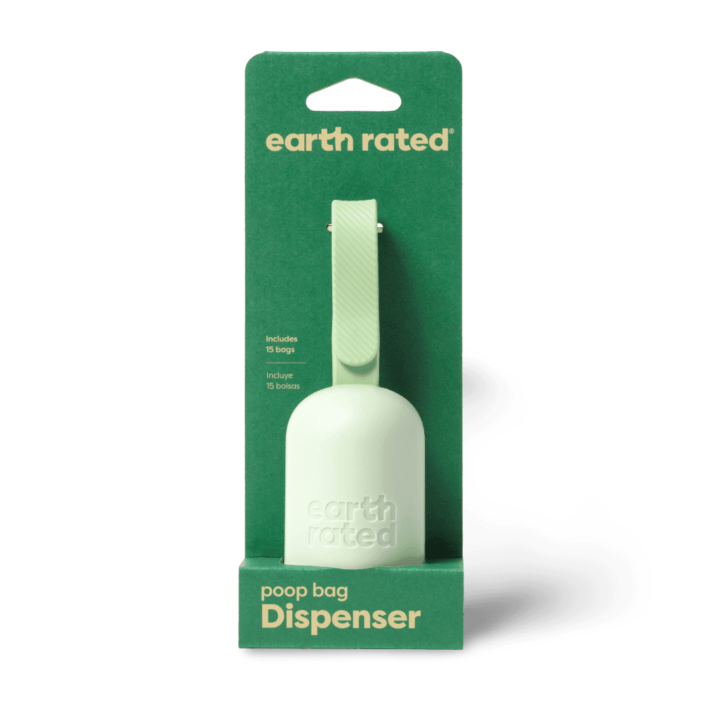 Leash Poop Bag Dispenser With Unscented Bags