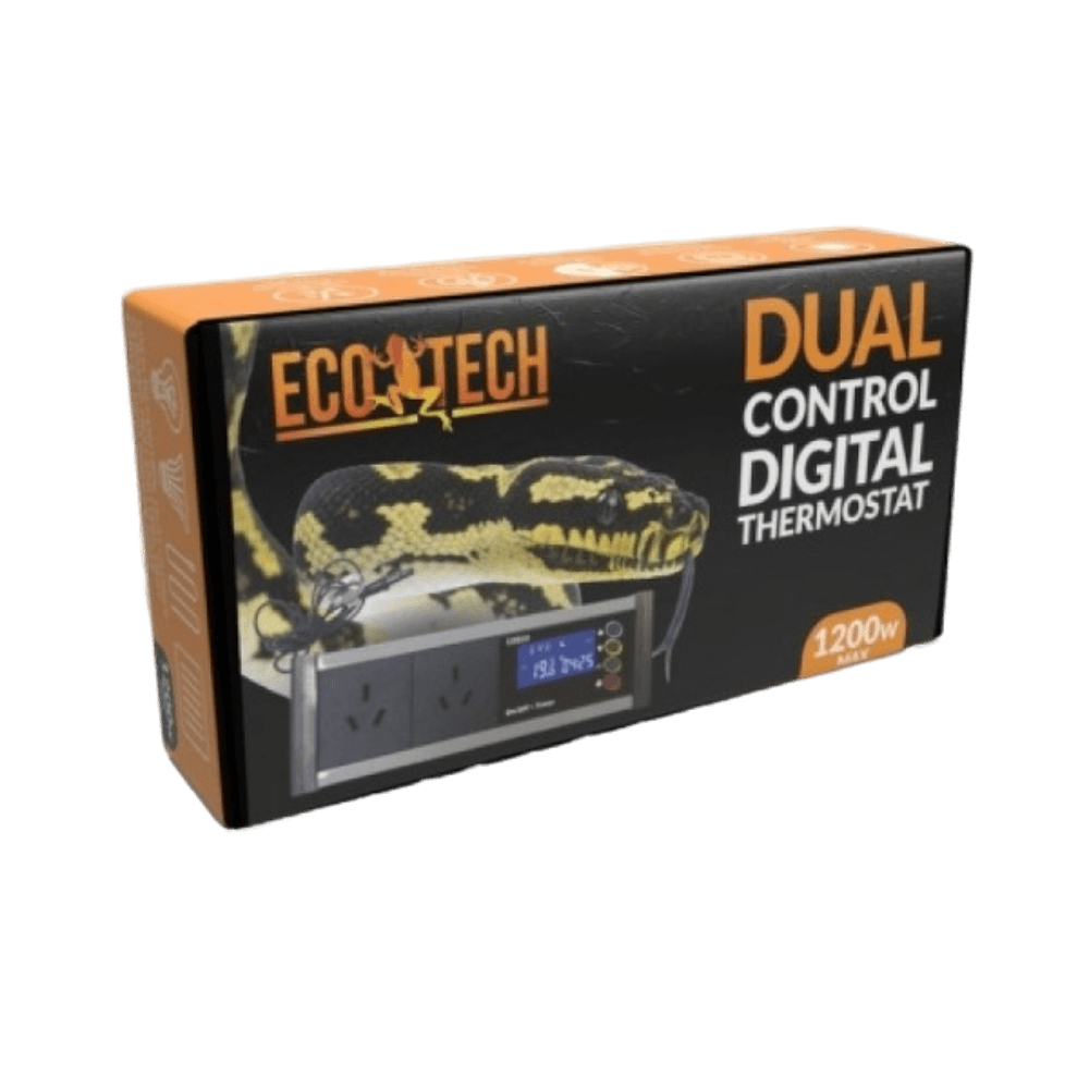 Eco Tech Reptile Dual Control Digital Thermostat With Timer