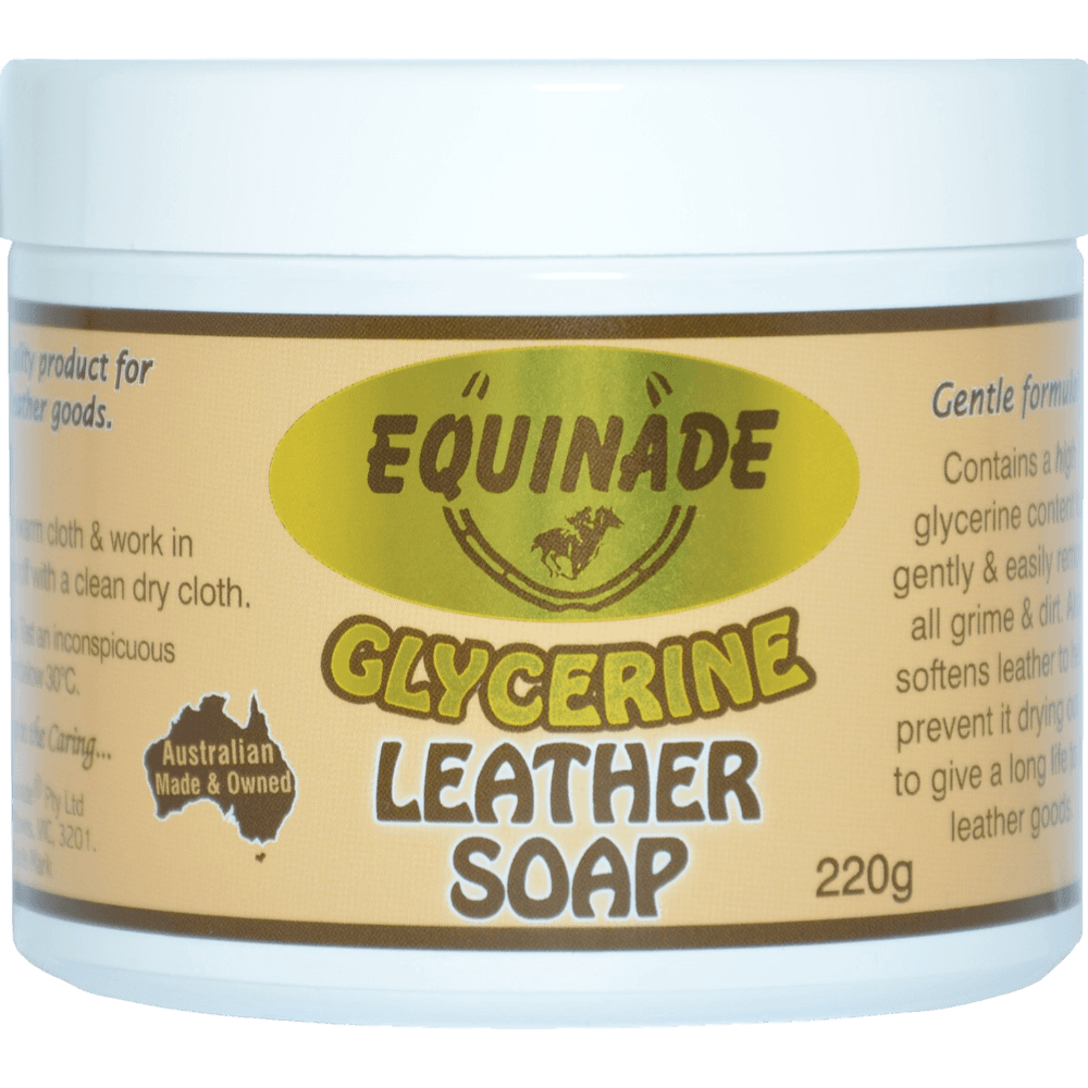Equinade Glycerine Leather Soap Horse Stable Supplies