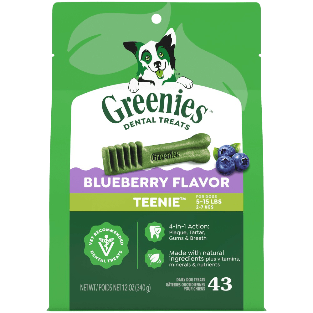 Greenies Blueberry Flavour Teenie Dog Dental Treats