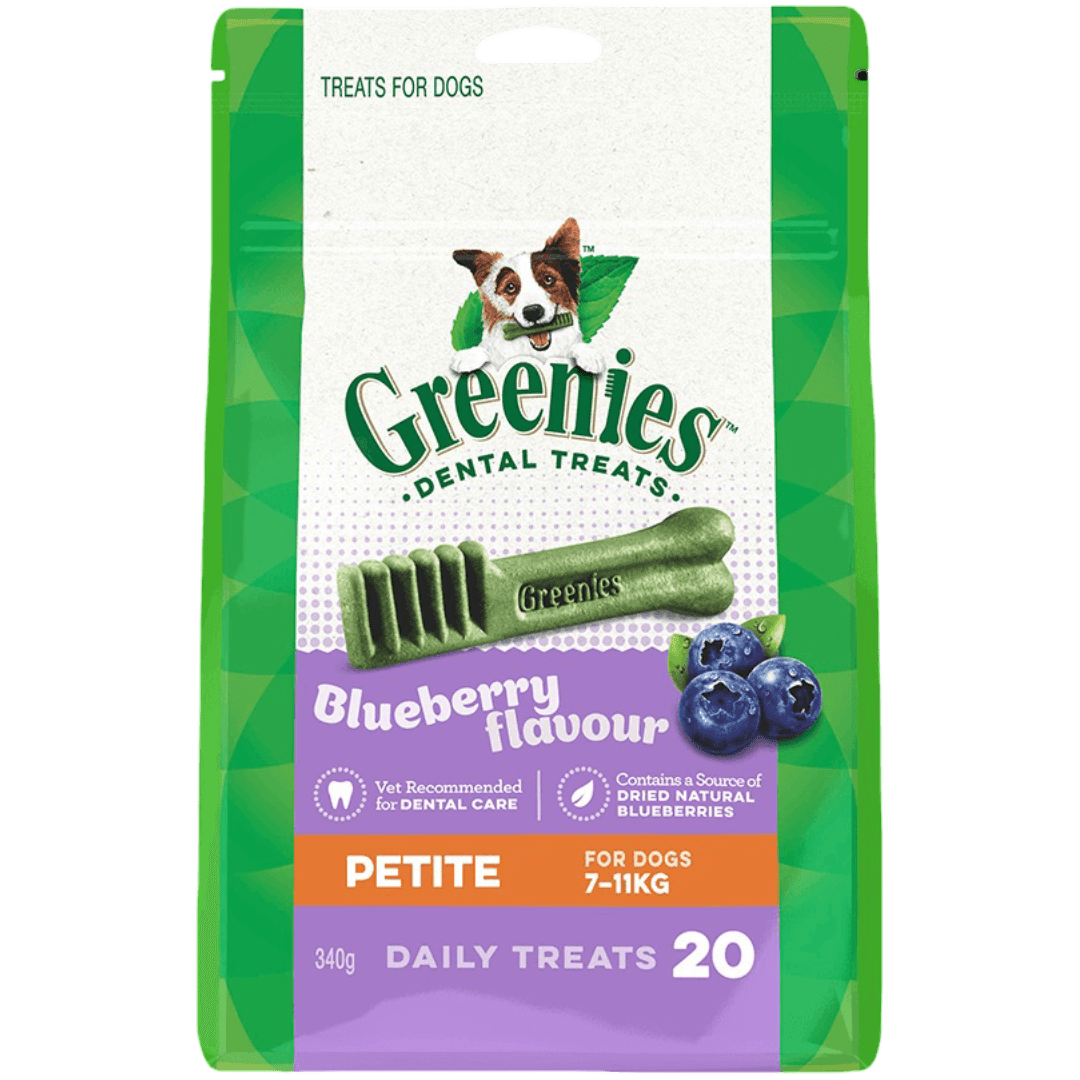 Blueberry Flavour Petite Dog Dental Treats
