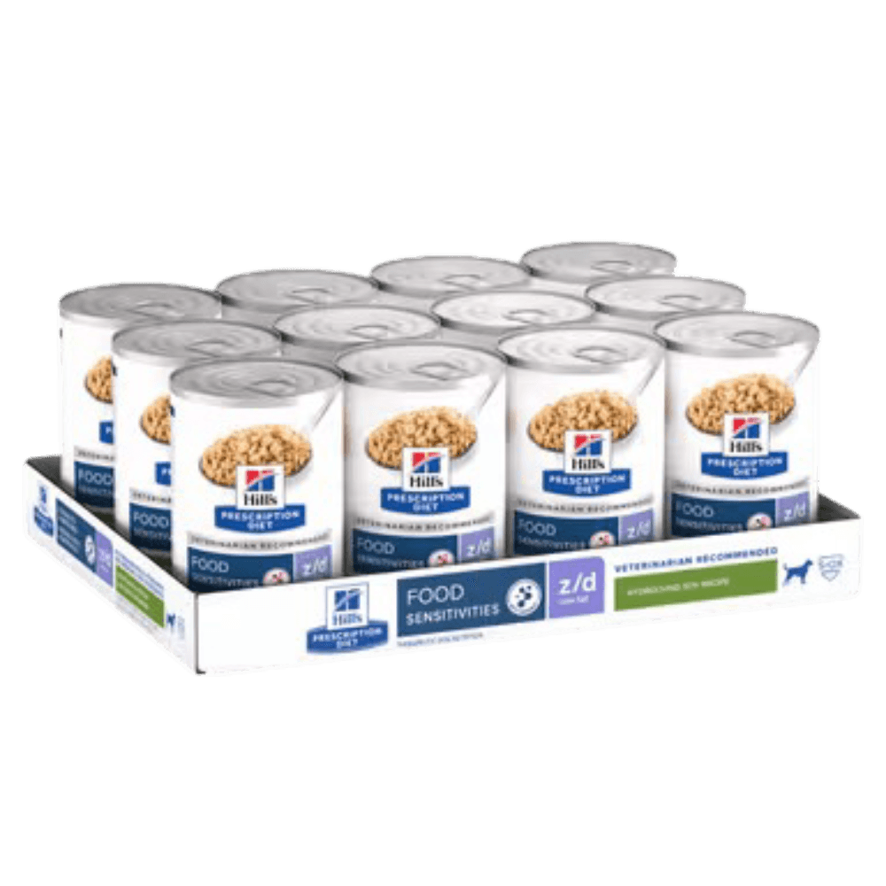 Z/D Low Fat Food Sensitivities Adult Wet Dog Food Cans
