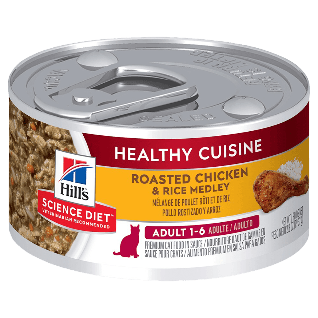 Adult Healthy Cuisine Chicken And Rice Medley Canned Cat Food