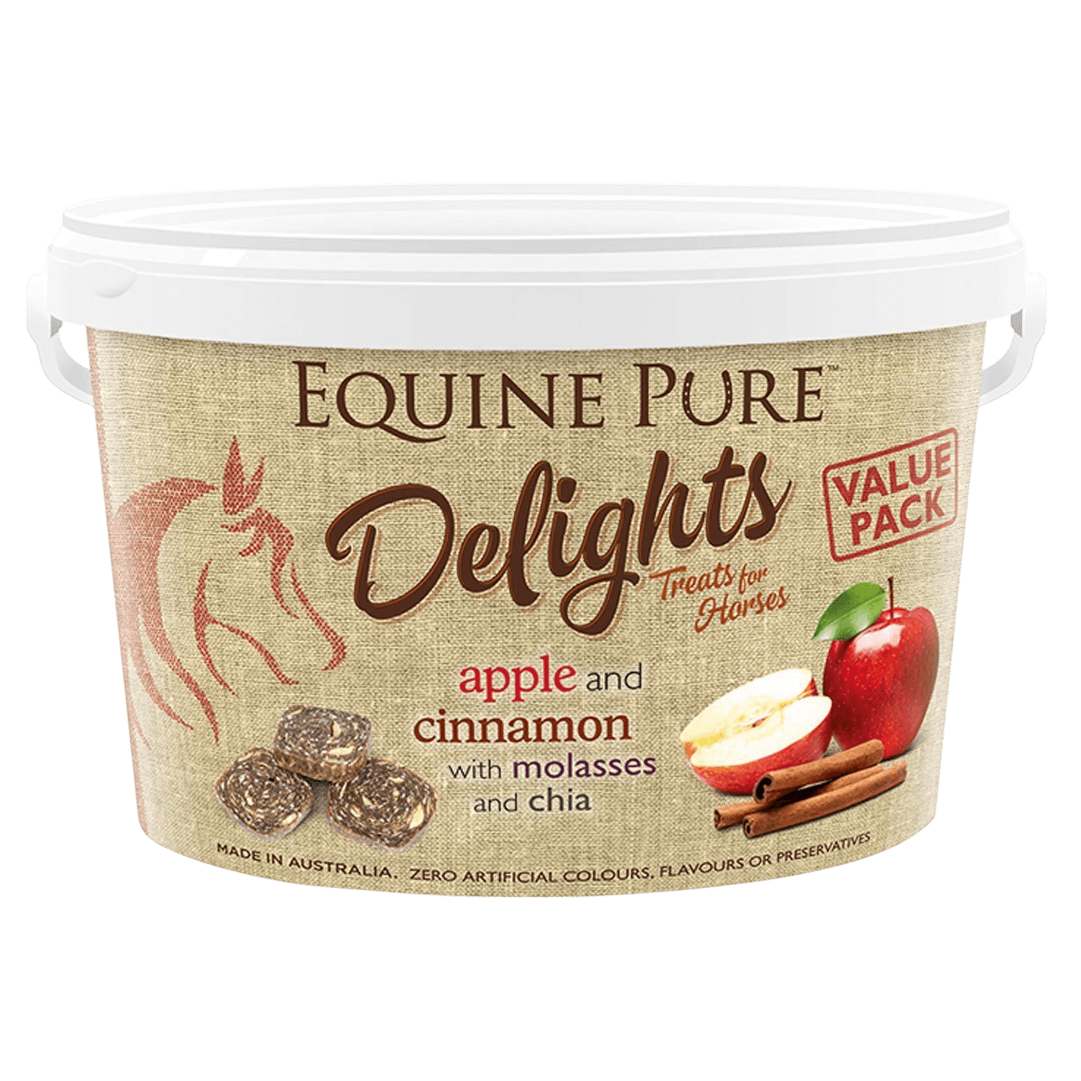 Delights Apple Cinnamon Molasses & Chia Horse Treat