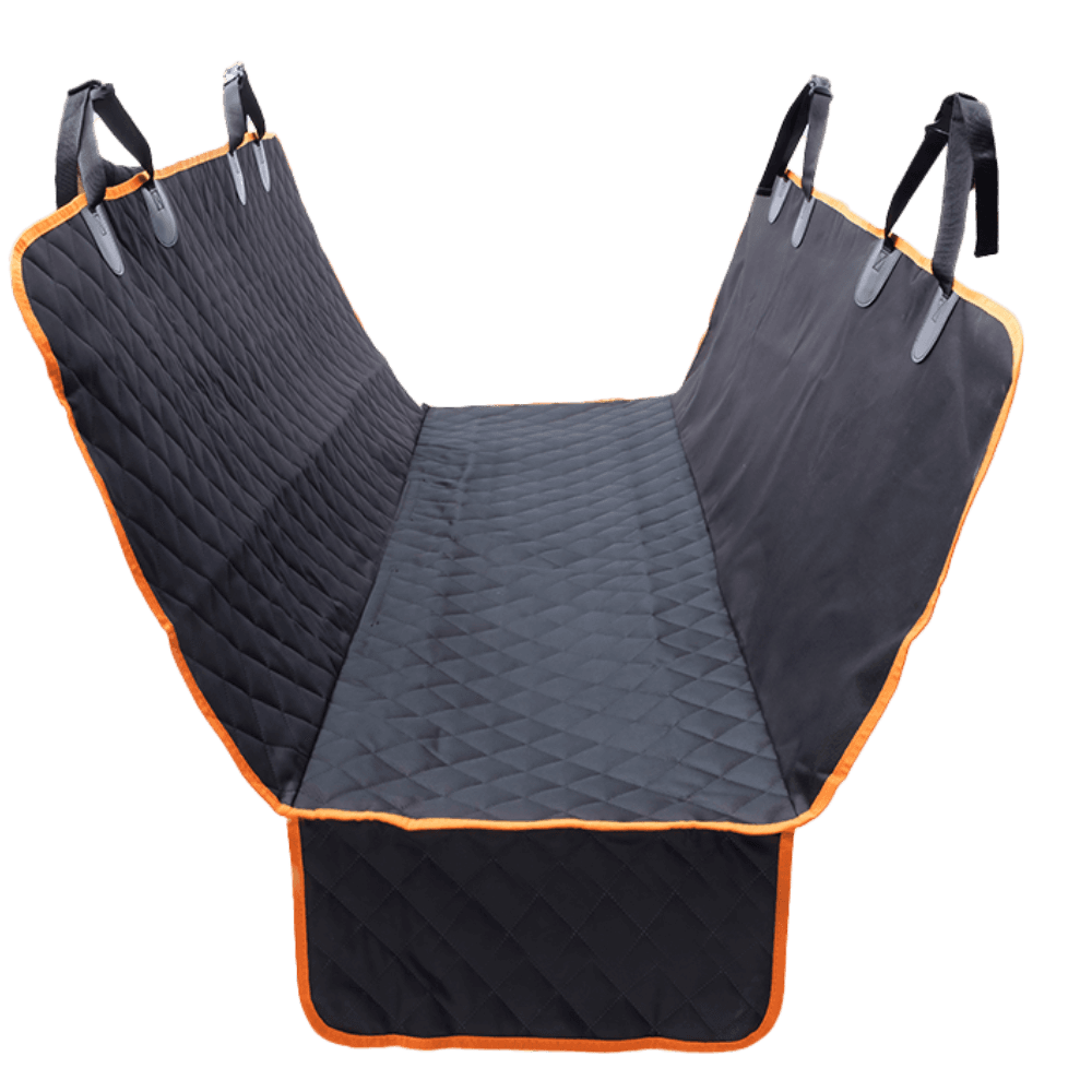 Back Car Seat Cover Dog Quilted Black