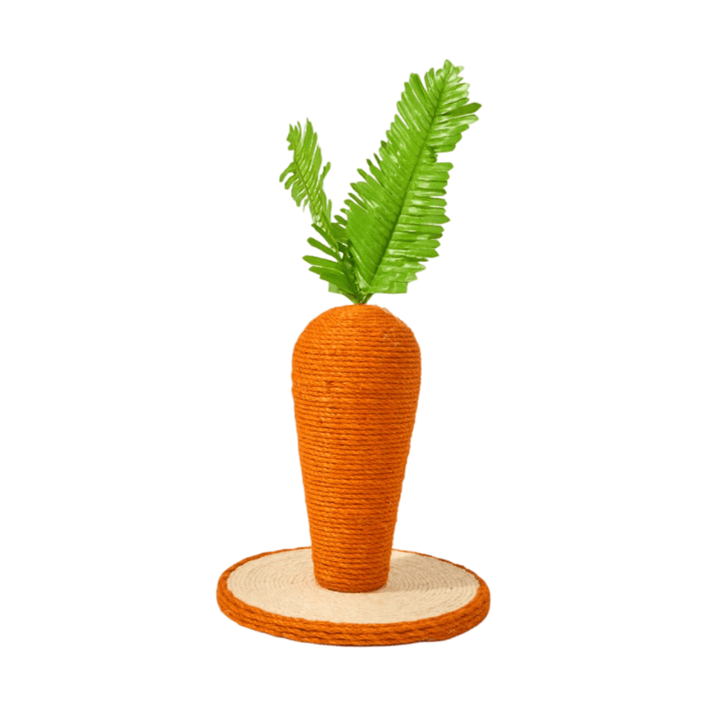 Carrot Shaped Jute and Sisal Cat Scratching Post