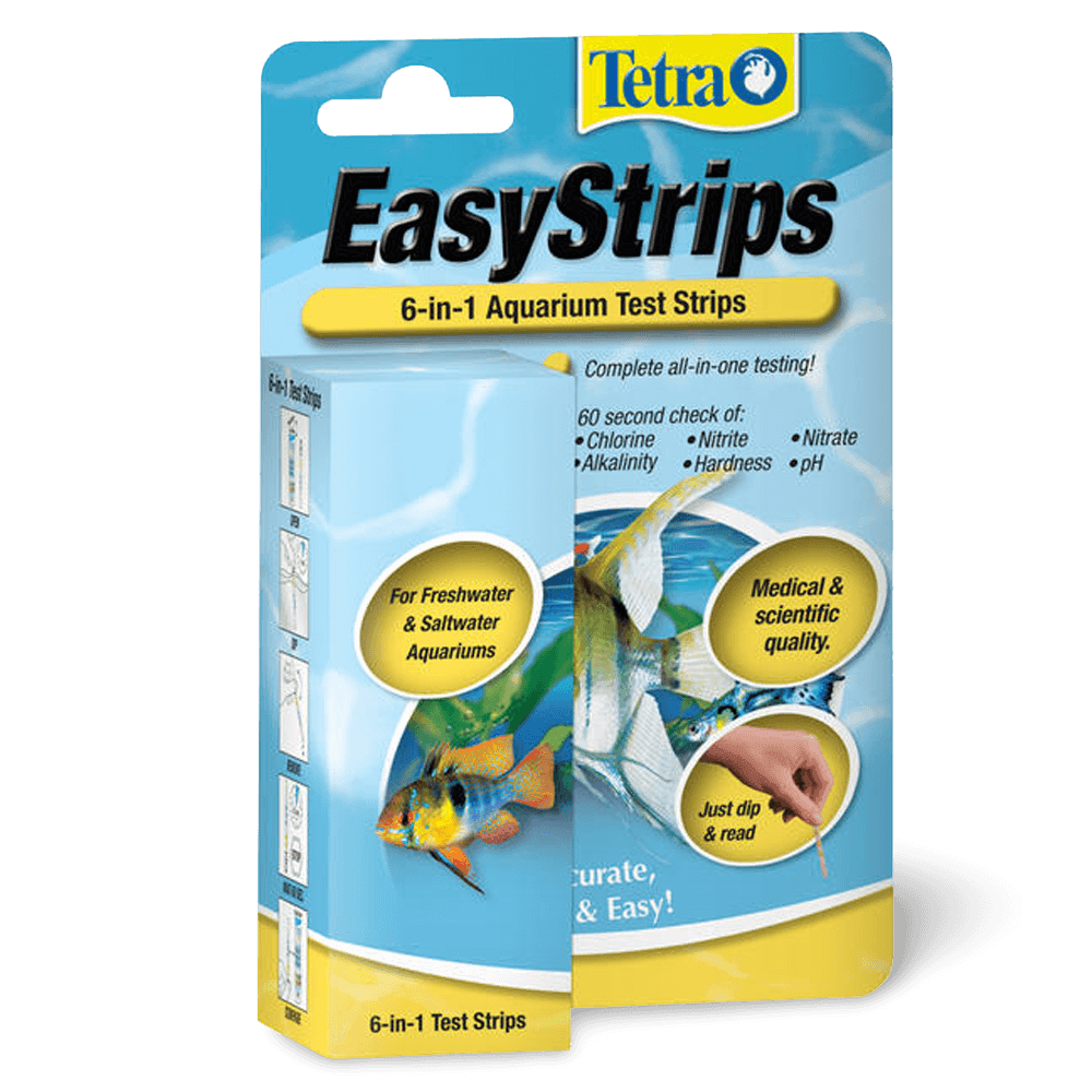 6in1 Easystrips Aquarium 16c Water Test Kit