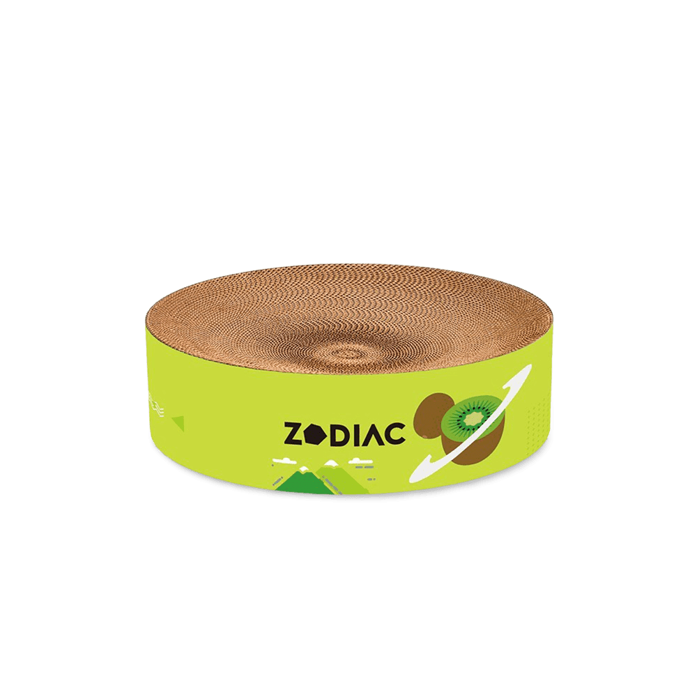 Zodiac Round Cat Scratcher Kiwi