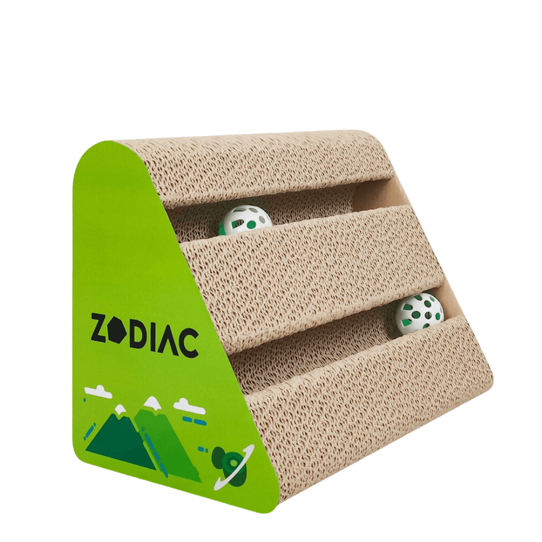 Zodiac Triangle Cat Ball Cat Scratcher Kiwi