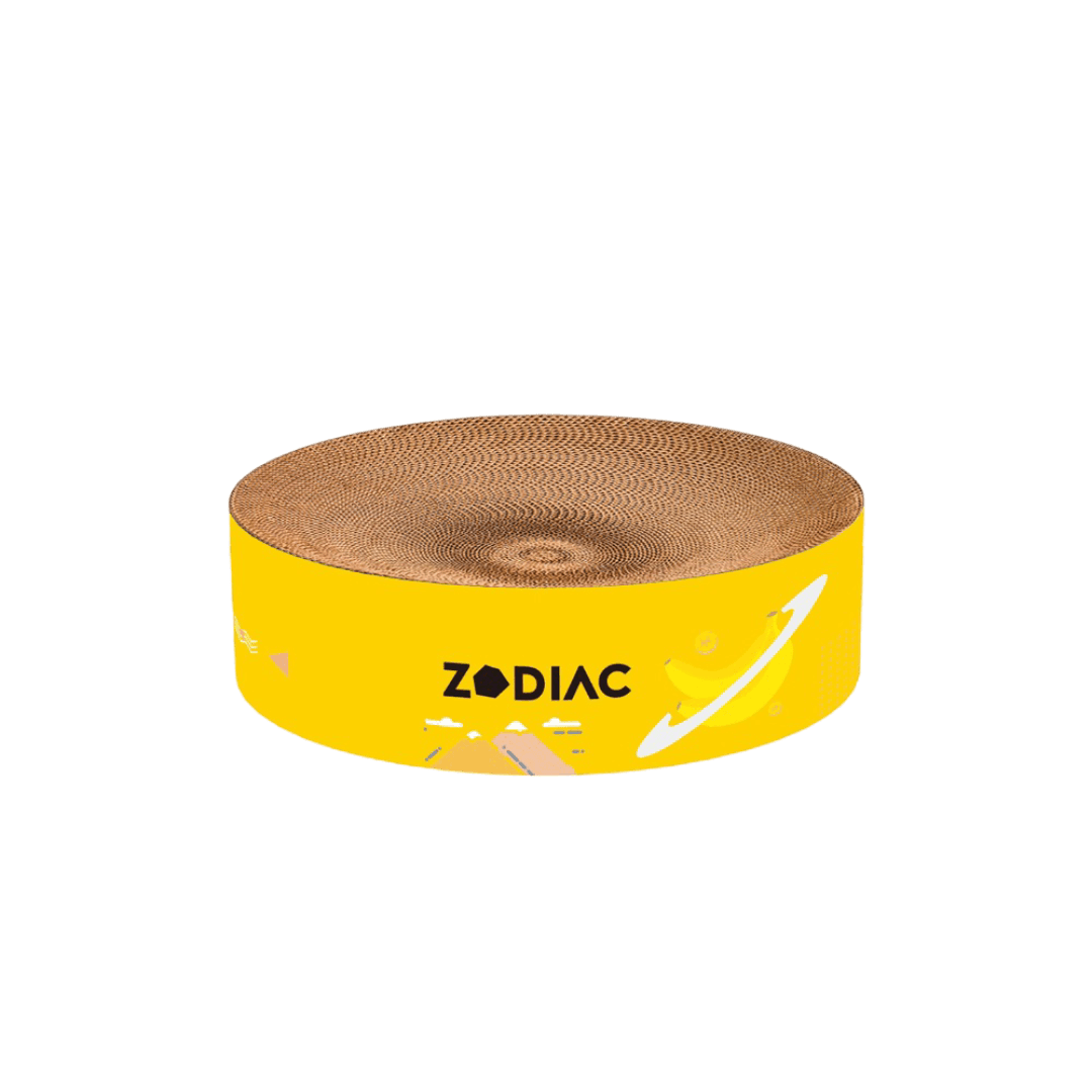 Zodiac Round Cat Scratcher Banana
