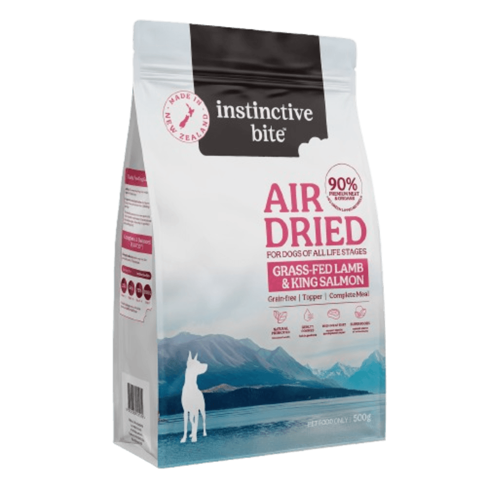Instinctive Bite Lamb & Salmon Air Dried All Lifestages Dry Dog Food