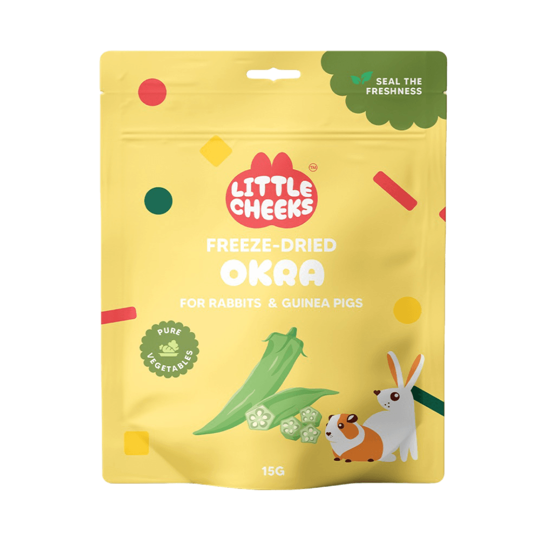 Freeze Dried Okra Treats for Small Pets