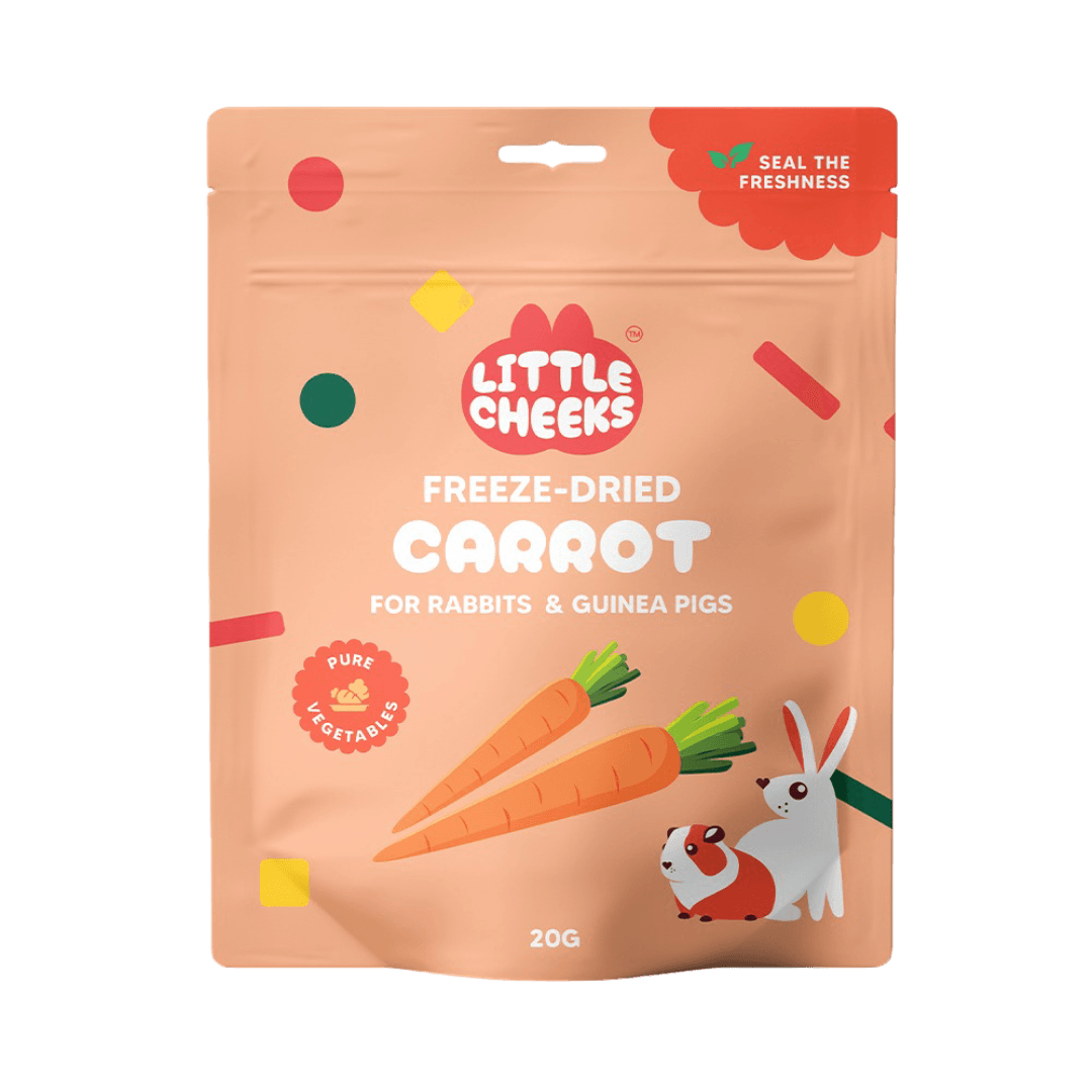 Freeze Dried Carrot Treats for Small Pets