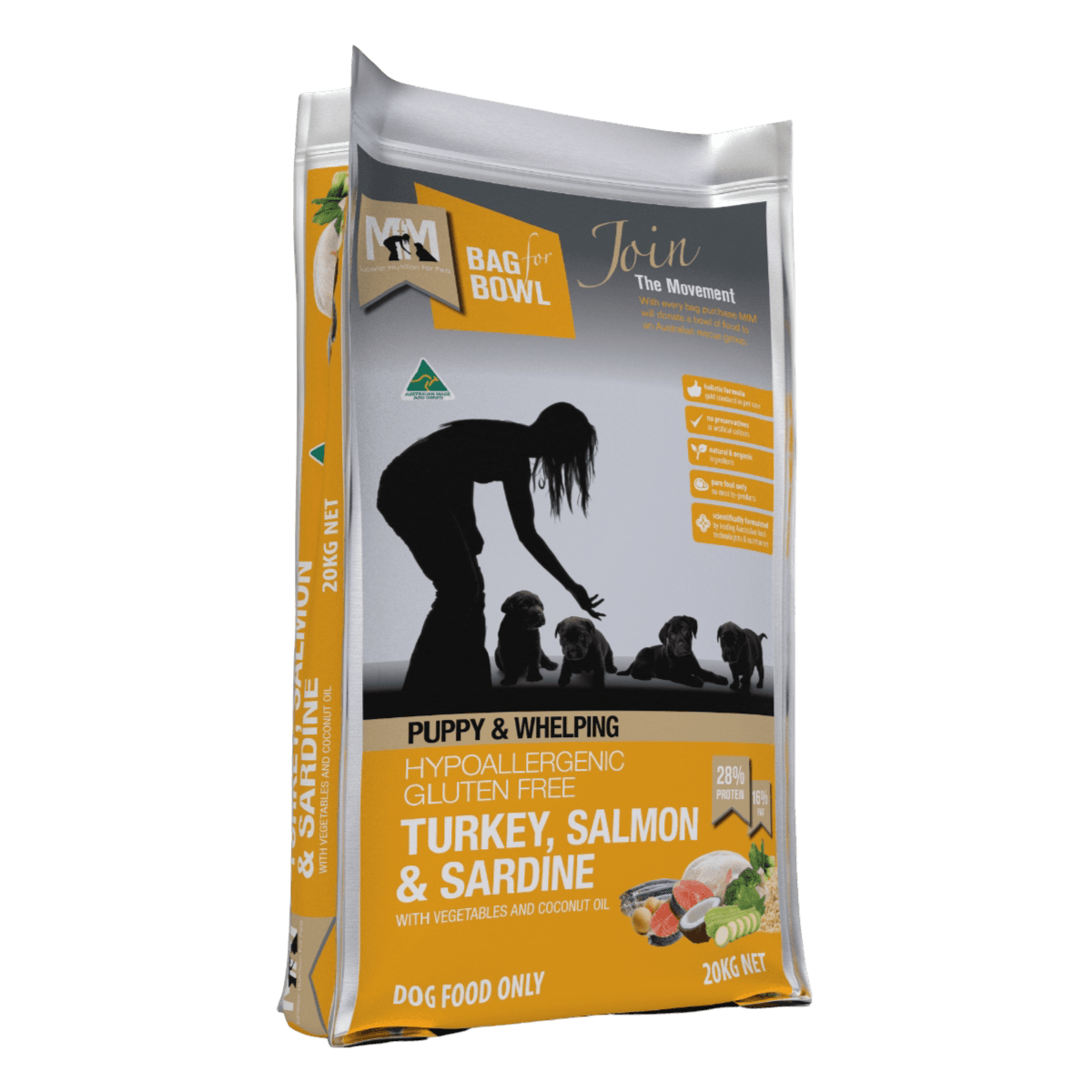 Turkey Salmon & Sardine Puppy Dry Dog Food