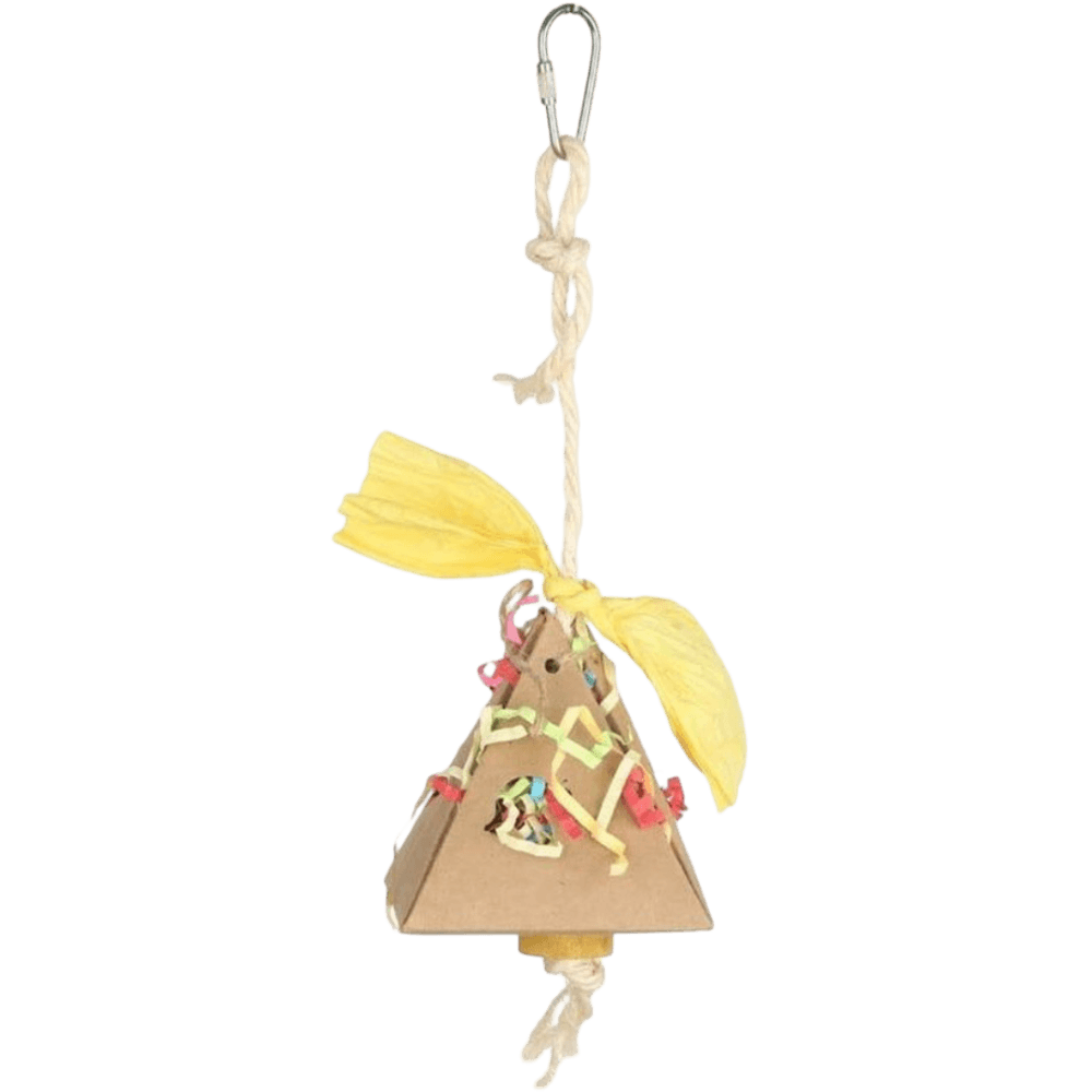 Pyramid Favour Box Hanging Bird Toy