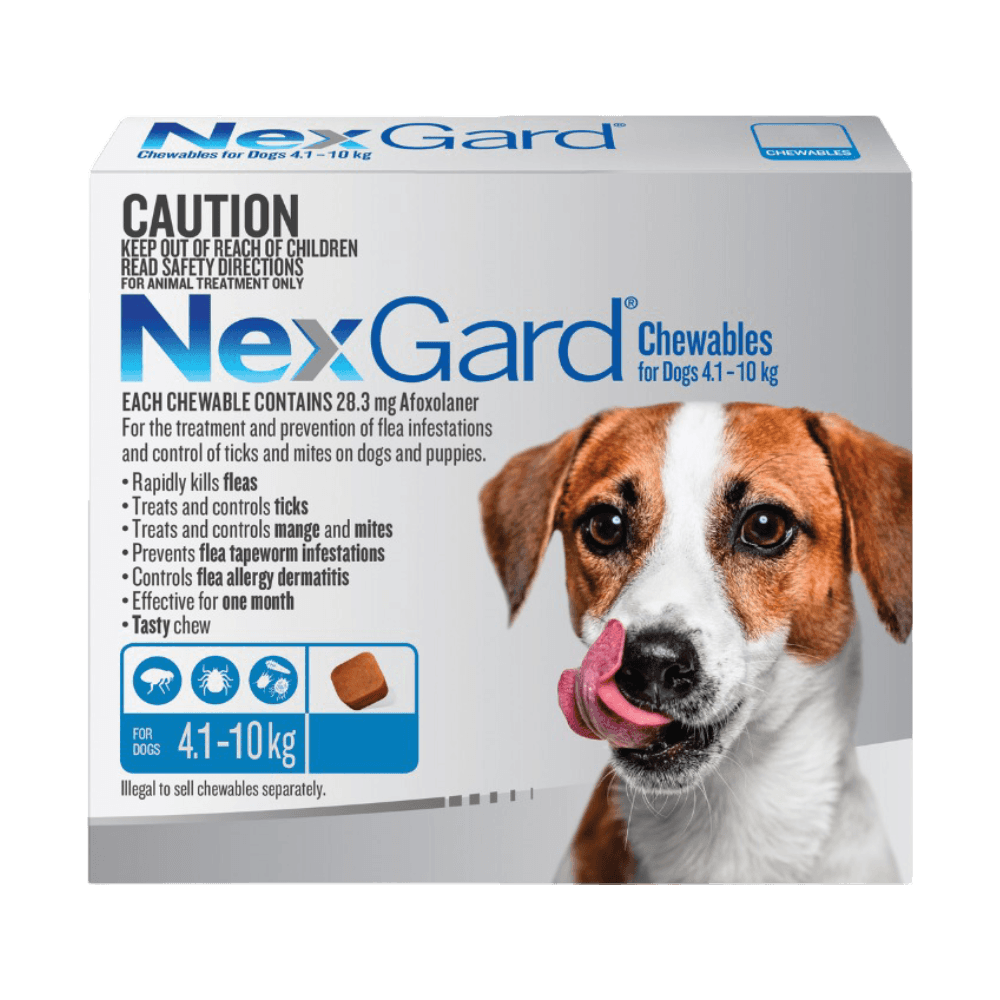 For Small Dogs Flea & Tick Chews 4.1-10kg