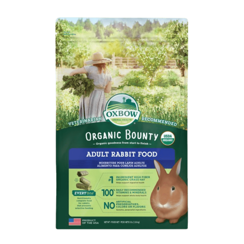 Organic Bounty Adult Rabbit Food With Organic Grass Hay