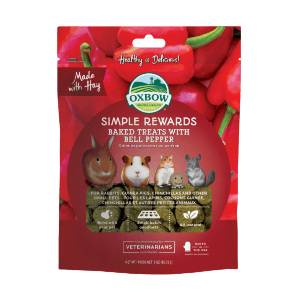 Simple Rewards Bell Pepper Treats For Small Animals
