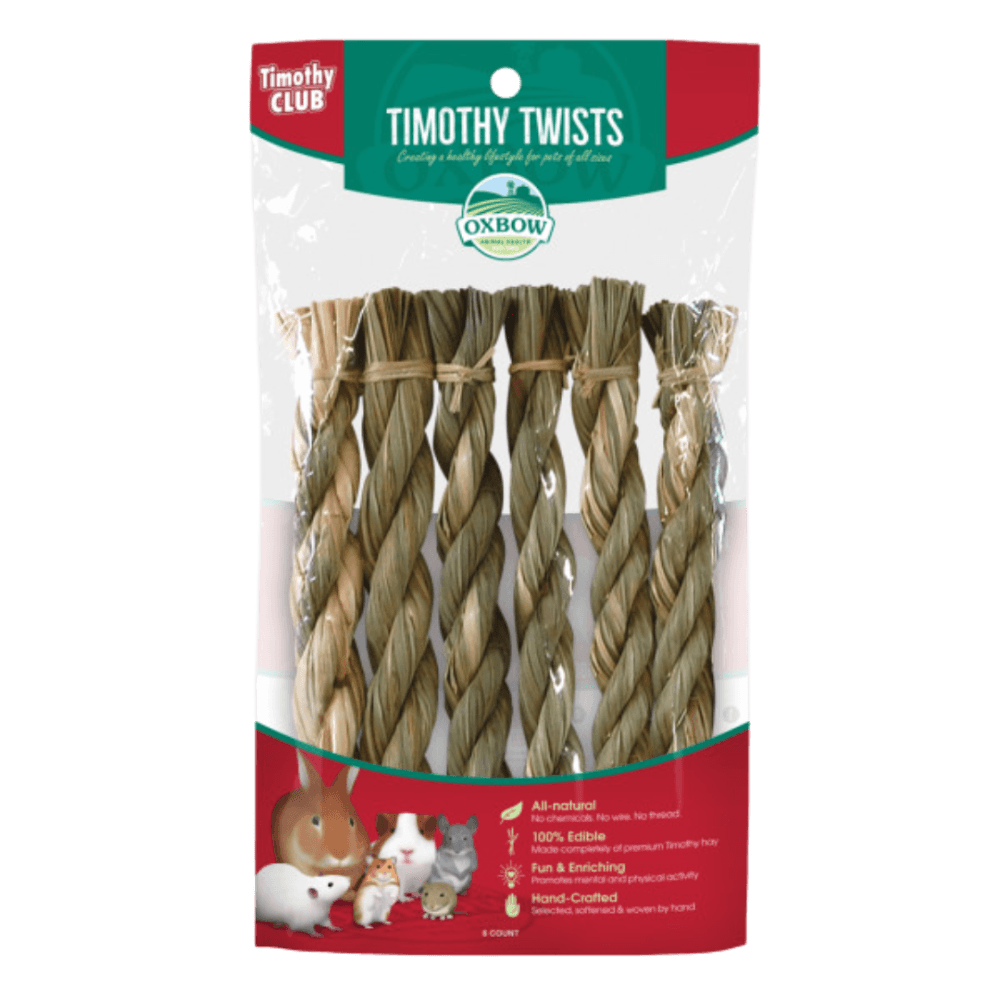 Timothy Hay Twists Natural Chews For Small Animal