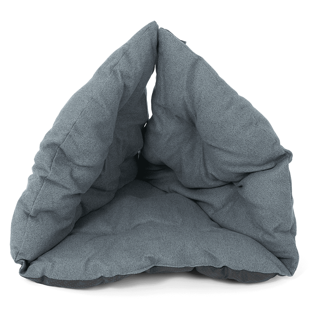 2 In 1 Cat Cave And Mat in Grey
