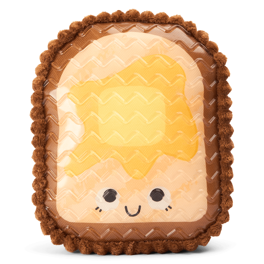 Paws For Life Bread Slice With Rubber Layer Dog Toy