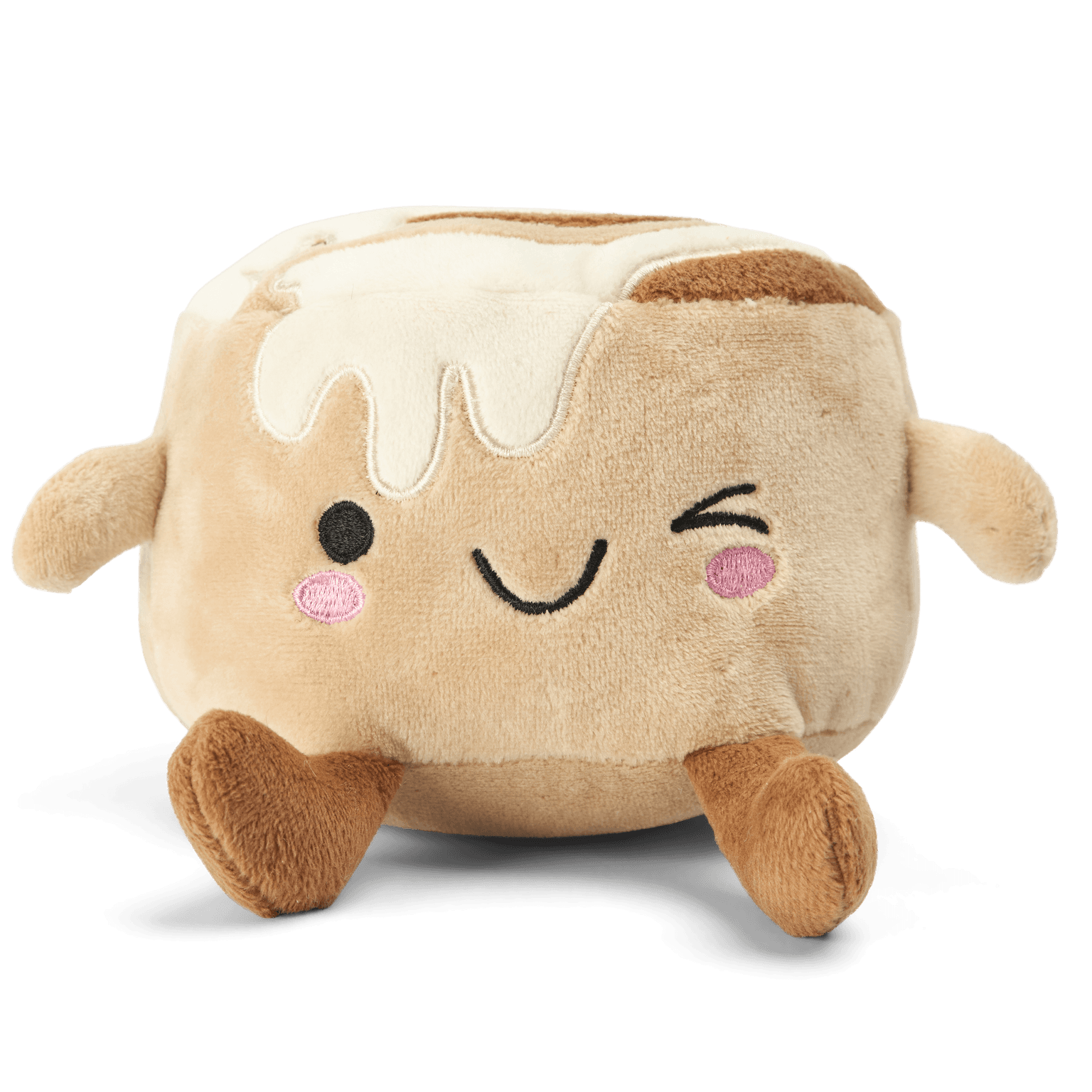 Cinnamon Roll Plush Dog Toy