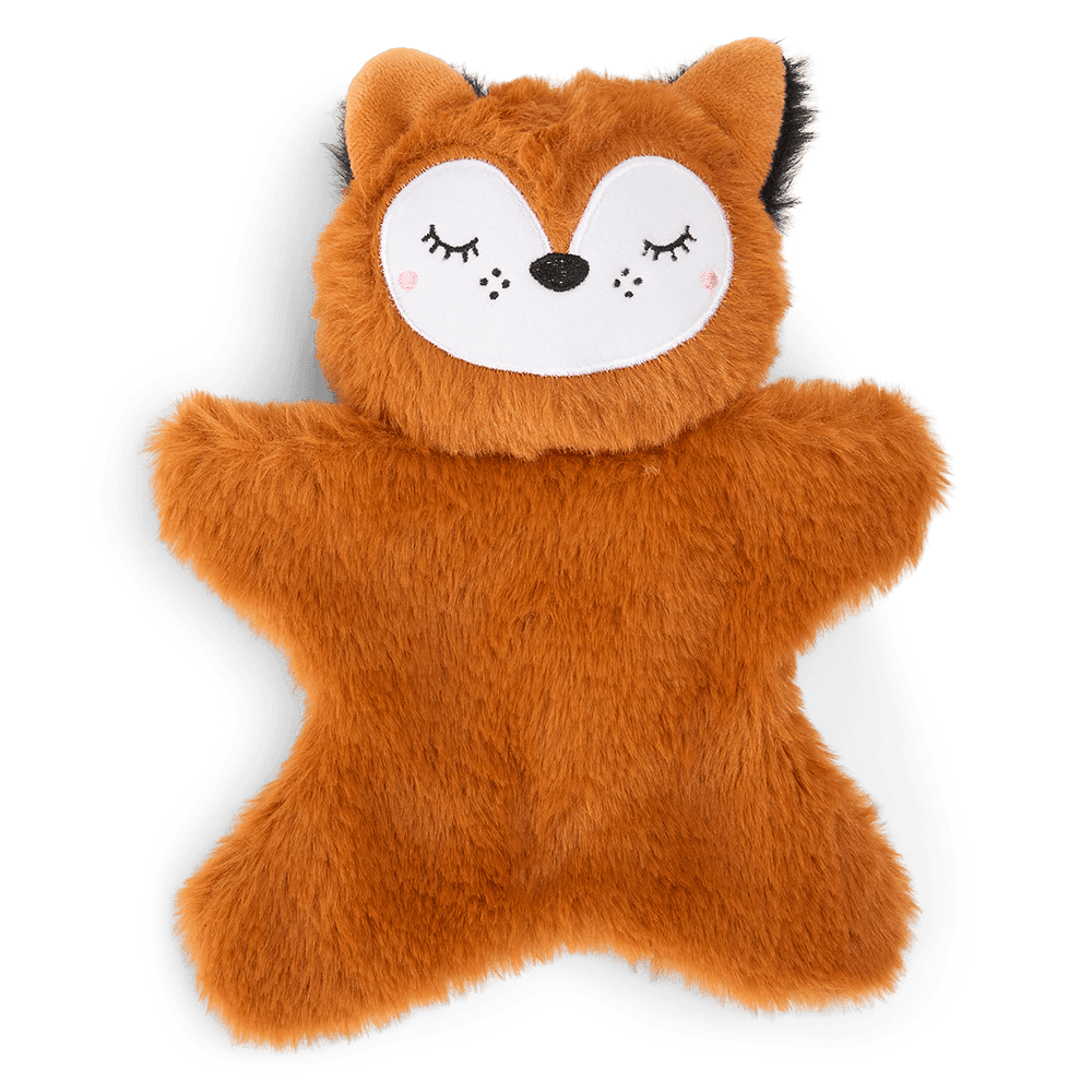 Fox Plush Blankie Dog Toy