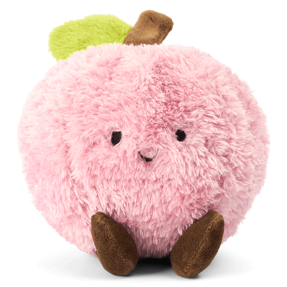 Peach Dog Toy