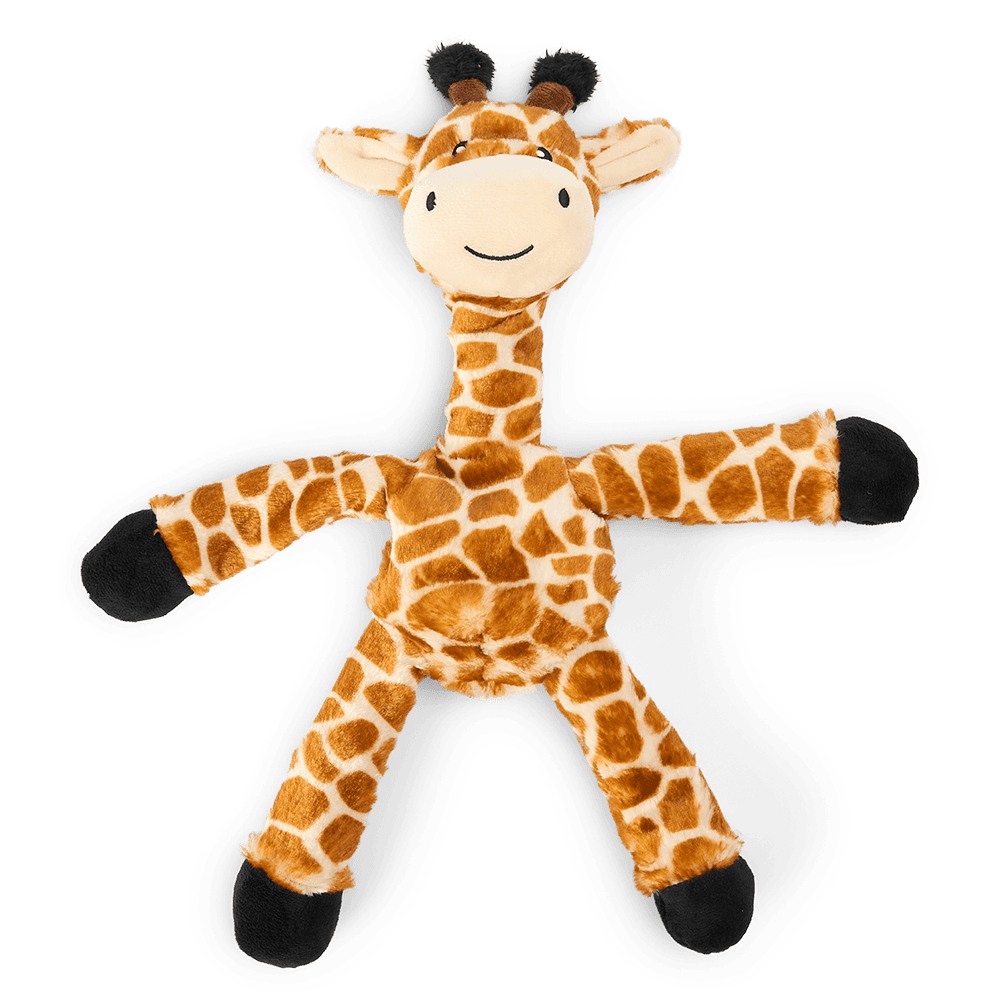 Tuff Giraffe With Rope Skeleton Dog Toy