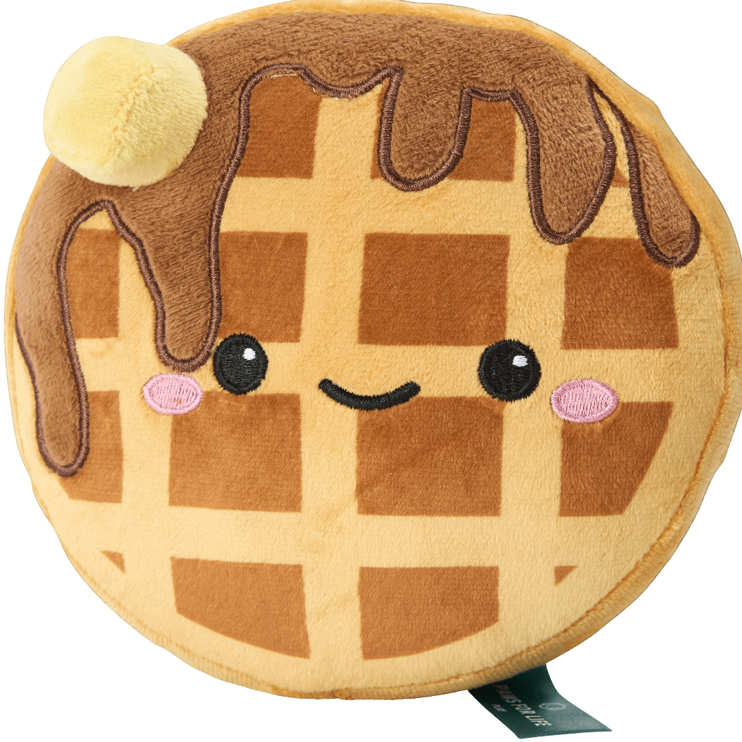 Waffle Plush Dog Toy